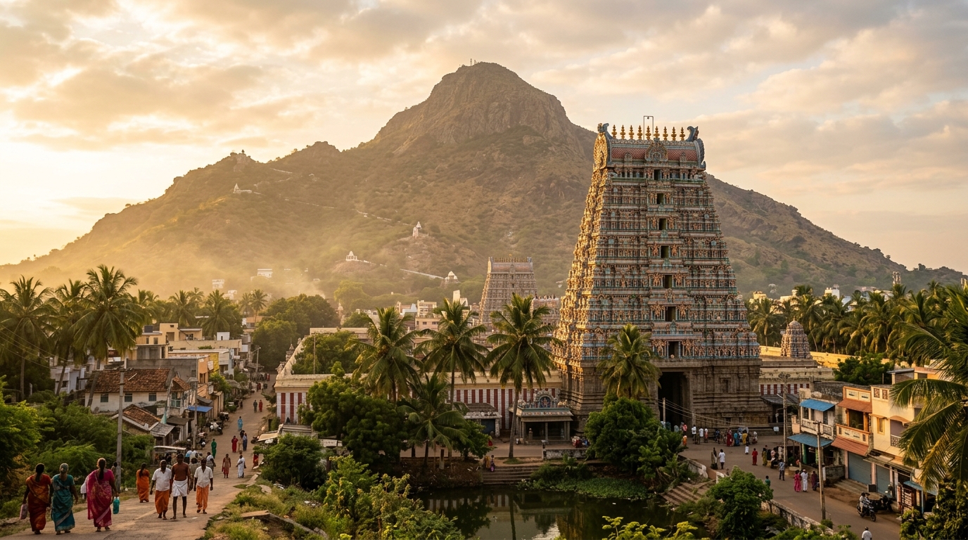 Tiruvannamalai - Sacred Temple & Annamalai Hill Landmark